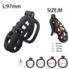 8232bd036fbb0090 Male Chastity Cage Erotic Urethral Lock Sex Toys Device Penis Ring Male with 4 Size SM Products Cage Chastete Penis Sleeve
