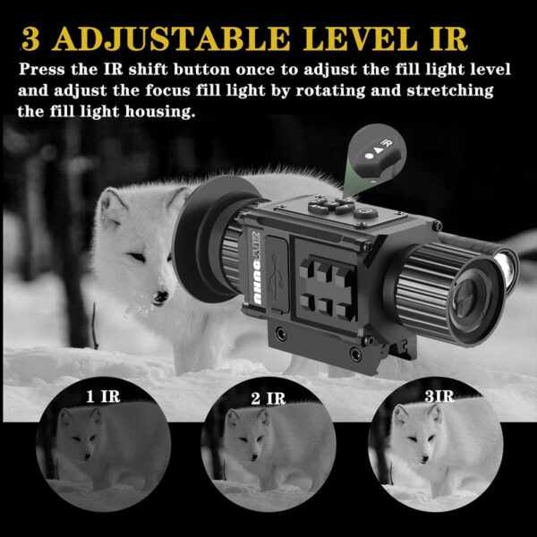 Digital Vision 1080P Video Camera Infrared Monocular Multiple Image Mode Crosshair Hunting Night Sight Scope Telescope
