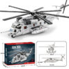 826043edfe04d6c4 2192PCS CH-53E Transport Helicopter Building Blocks Army Plane Military Fighter Model Assembly Bricks Kids DIY Toys Holiday Gift