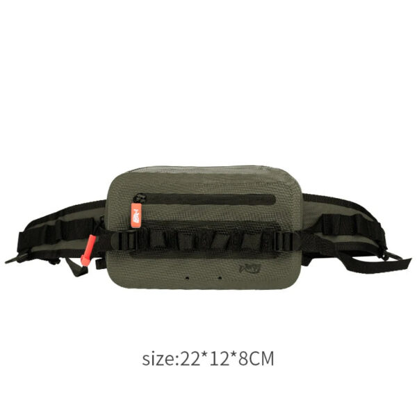 8262080e1b40f499 LINNHUE Fishing Tackle Waterproof Bag Outdoor Waist Fanny Pack Capacity Crossbody Bag Fishing Lures Line Box Storage Accessories