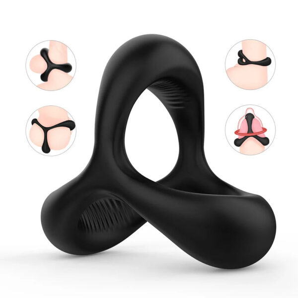 82687d4ba9182dee Silicone Penis Cock Ring Delay Ejaculation Super Small Chastity Cage Adjustable Penis Ring Scrotum Cockring Male Sex Toy for Men