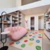 177*64cm Baby Play Foldable Waterproof Children Carpet Double-Sided Pattern Educational Outdoor Camping Mat Easy to Carry