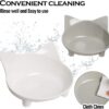 827d1d436f475dbb Cat Food Bowl, Anti-Skid Base, Non-Toxic Material, Dishwasher Safe, 14.5cm Diameter