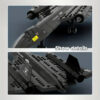 Military Technical USA SR71 Blackbird Stealth Supersonic Reconnaissance Aircraft Building Blocks Fighter Model Brick Kid Boy Toy