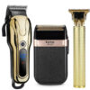828d983aa397ea06 Professional Barber Hair Clipper Rechargeable Electric T-Outliner Finish Cutting hine Beard Trimmer Shaver Cordless Corded X0625