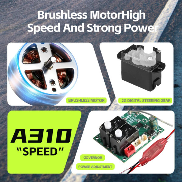829fa88fd1bbfa8c New WLtoys Remote-Controlled Aircraft Brushless Motor 3D/6G with Gyroscope Dual Wings Four Channel Airplane Boy Toy Gift