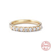 82a2eff5b64a418f sterling sier 2.5mm Rings For Women Wedding D Color Diamond Engagement Band Moissanite Jewelry