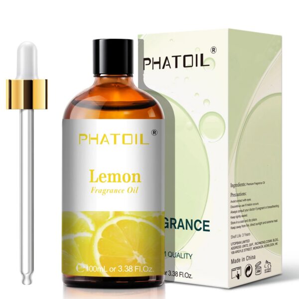 82a5c90f1641049f PHATOIL 100ml Sweet Fruity Fragrance Oil for Diffuser Candles Making -Coconut & Vanilla Strawberry Lemon Peach Pear Aroma Oil