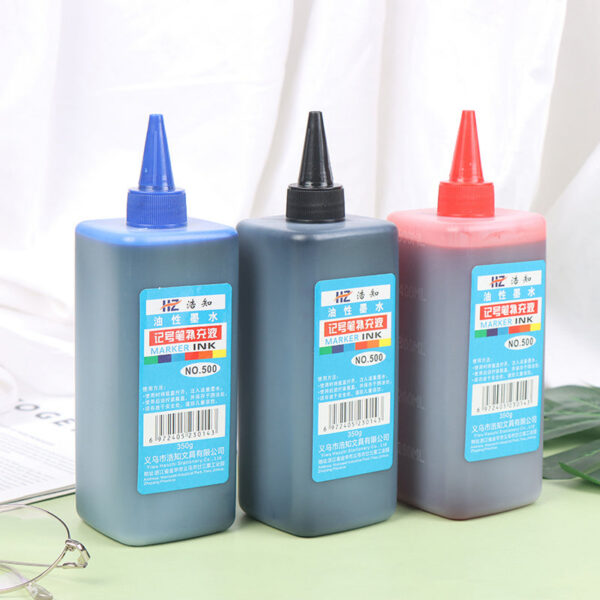 82b2580fd125c84f 500ml Permanent Dry Graffiti Oil For Marking Pen Add Ink, Smooth And Easy To Use Stationery