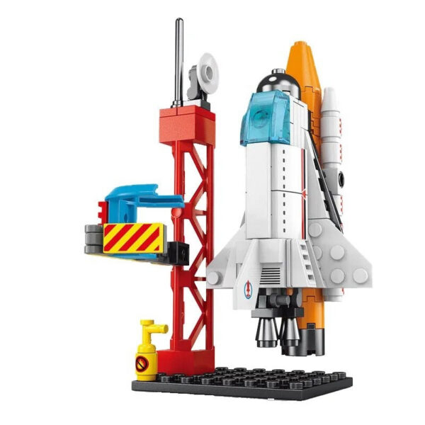 Spacecraft Model Assembg Toy Small Particle Building Blocks