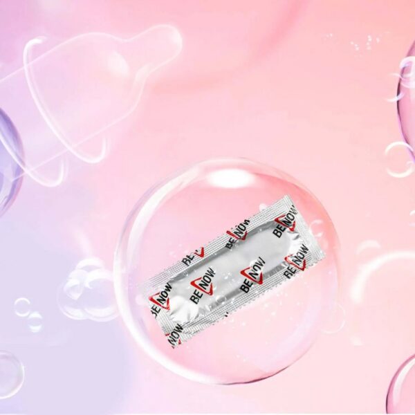 82bb25c07393949e 50/100pcs Ultra Thin Condom 52mm Width Hyaluronic Acid Lubrication Penis Sleeves Contraception Supplies Adults Safer Sex Toy