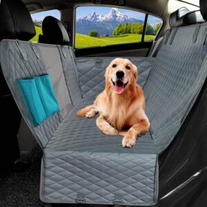 82bdf028cb298941 143×153CM Double Zipper Car Pet Seat Pad Waterproof Dirt Resistant Suitable Multiple Models Solid Color Cars Rear Seats Cushion