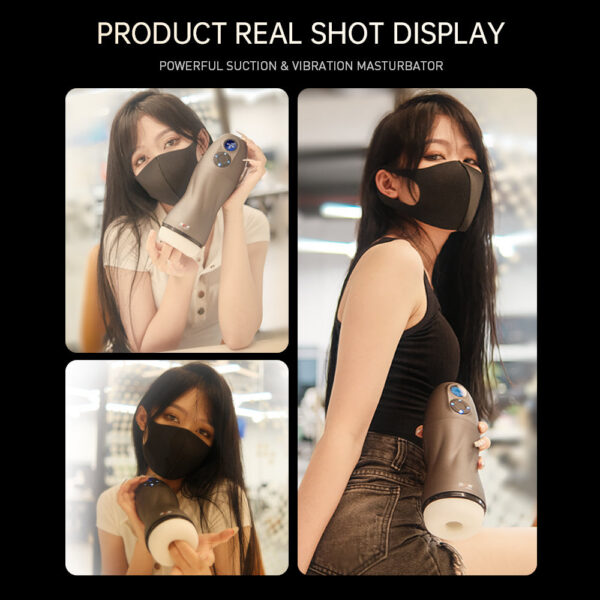 DRY WELL Smart Robot Vacuum Oral Sex Sucking Automatic Male Masturbator Heating and Moaning Adult Goods for Men