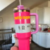 82c5e834e7c69d0b Electric 40oz Tumbler Yellow Orange Neon Green QUENCHER H2.0 Tumblers Cups with Silicone Handle Lid and Straw winter Pink Black Car Mugs GG0326