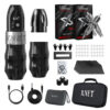 XNET Titan Wireless Tattoo Machine Kit with Extra 38mm Grip 2400mAh Battery 40pcs Mixed Tattoo Cartridge for Tattoo Artists
