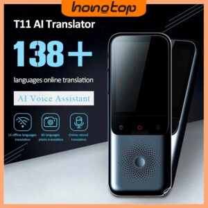 HONGTOP Translation Camera Device T11 Real-Time Smart Photo 1500mA 138 Languages Portable Text Voice Translator