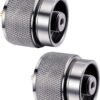82ddd6f88d494b98 Hotop 2 Pieces Camping Stove Adapter 1 Lb Propane Small Tank Input EN417 Lindal Valve Output Outdoor Cylinder LPG Canister Adapter