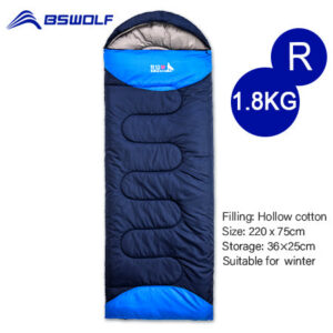 BSWOLF Camping Bag Ultralight Waterproof 4 Season Warm Envelope Backpacking Sleeping Bags for Outdoor Traveling Hiking