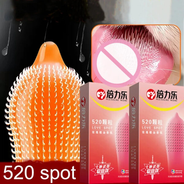 82e989053b26229d Large Spikes Condoms Dotted Granular Sex Tooys for Adult Original Lubricants Sexual Retardant High Sensitive Sex Shop 18+