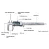 82e9e559e59ffd05 6 Inch 150mm Digital Vernier Caliper Stainless Steel Micrometer Measuring Tool Depth Ruler Messschieber Paquimetro