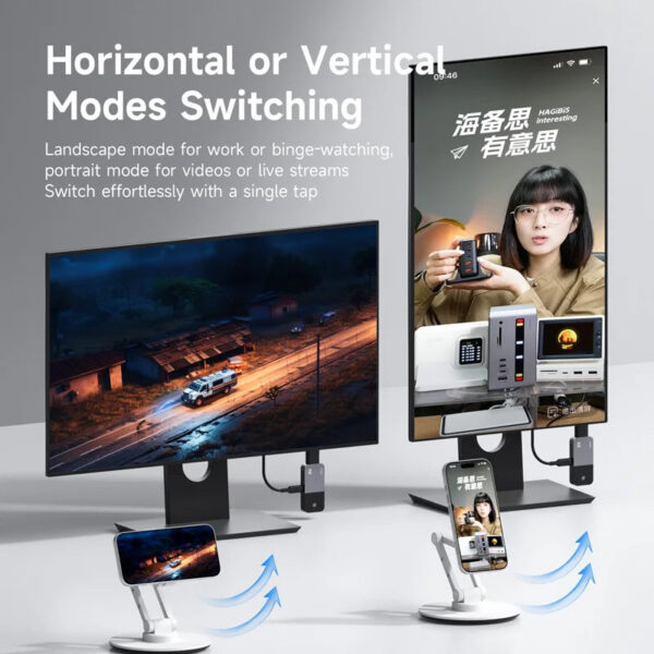 82ee9c5432602a17 Hagibis Wireless USB C Transmitter and Receiver Kit HDMI Video Extender Mirroring Dongle for Phone Tablet Laptop Monitor Samsung