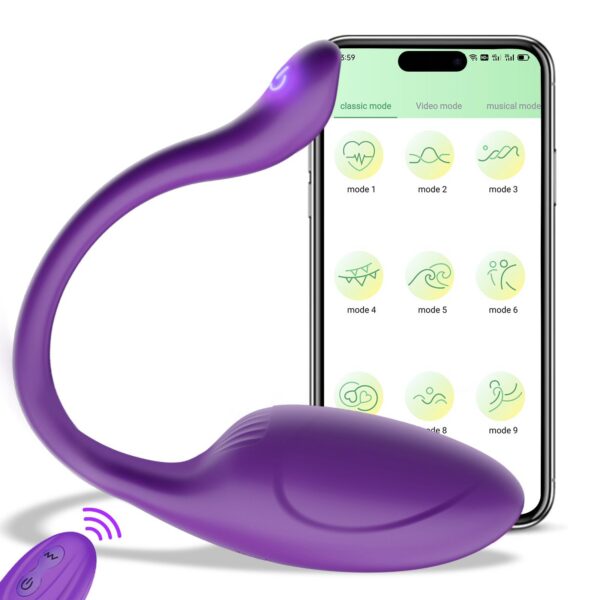 82f50a278747da28 APP Remote Control G-spot Panty Vibrator, Pink Fun Long Distance Bluetooth Wearable, Rechargerable Adult Sex Toys More Than 10 Vibrations for Women and Couple, Female Toy