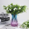 RECUTMS 12 Bundles Artificial Outdoor Plants, Artificial Greenery for Flower Arrangements Shrubs UV Resistant Faux Plastic Plants Spring Decorations for Home Front Porch Decor(White)