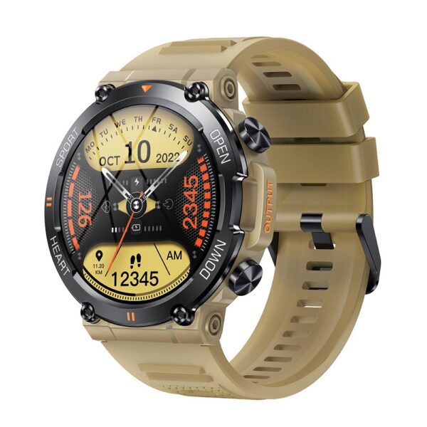 8333e517c18194d1 MELANDA 1.39 Inch HD Bluetooth Call Smart Watch Men Sports Fiess Tracker Heart Monitor 400mAh Smartwatch For Android IOS K56