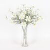 8353187f76d8e2c5 2 Pcs Artificial Fake Flowers Plants Cosmos Silk Flower Arrangements Wedding Bouquets Decorations Plastic Floral Table Centerpieces for Home Kitchen Garden Party Decor Approx 23.6'' High - Light Blue