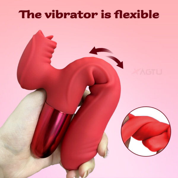 Powerful Vibrator for Women Tongue Licking Clitoris Vibration Stimulator Female Masturbator G Spot Dildo Adults Goods Sex Toys