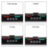 83635ebde749ae93 With 4 Way Lock Security Flap Door For Dog Kitten Cat Puppy Safety Gate Small Pet Supplies ABS Plastic