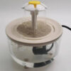 836f8cc7147937d2 Transparent Pet Automatic Circulation Drinking Dispenser USB Rechargeable Cat Water Fountain for Cats