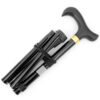 838216c6b278b243 Walking Stick Hiking Trekking 5 Section Outdoor Climbing Poles Adjustable Canes Folding Crutches Pole for Elderly People