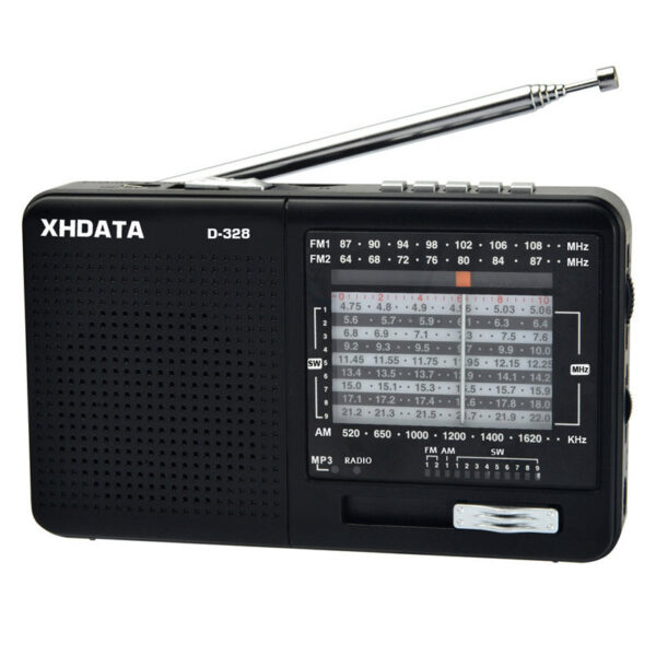8385ed75b14a1e13 XHDATA D-328 12-Band Portable AM/FM/SW DSP Technology MP3 Player TF Card Slot USB Mini FM Receiver with Bluetooth Radio