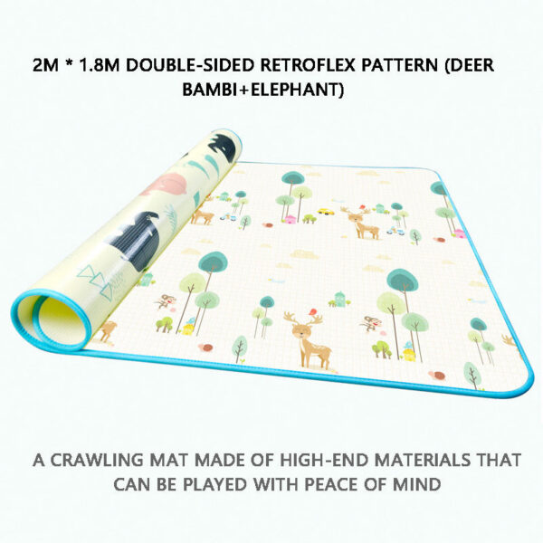 Non-toxic New EPE Environmentally Thick Baby Crawg Folding Carpet Play for Children's Mat Safety Kid Rug Playmat