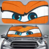 Car Solar Protection Cartoon Big Eyes Heated Windshield Sunshade Car Window Windscreen Cover Sun Shade Auto Sun Visor