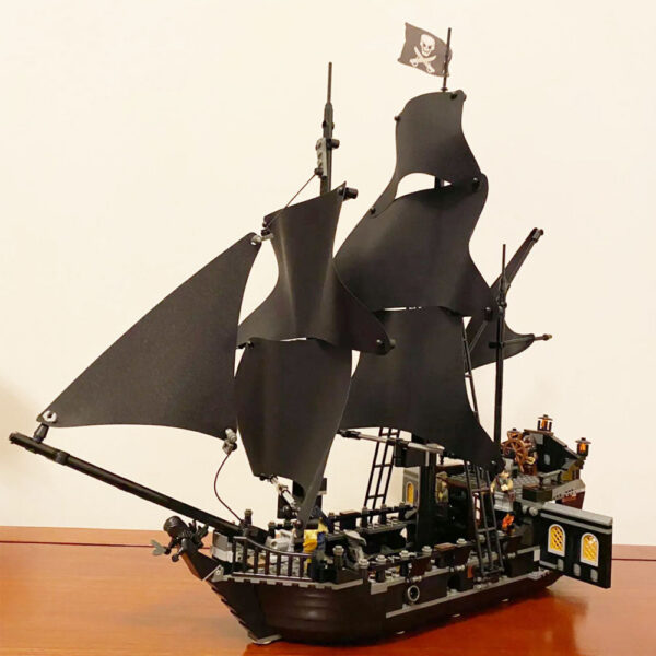 83a26a7925ba0265 Pirates Of The Caribbean Ship Revenge Warship Black Pearl Sailboat Building Block Bricks MOC 4195 Assembly Toys Kid Gift