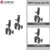 83a2d3145397ddb8 Ulanzi R094 Metal Super Clamp with Double Ball Head Magic Arm Clamp with 1/4" 3/8" Hole for DSLR Camera Monitor Light Mic Mount