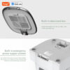 WiFi Automatic Cat Feeders for 2 Cats, 4L Cat Food Dispenser with APP Control, Double Stainless Steel Bowls, Low Food Alarms