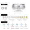 83c536496eaa4e66 MODIAN D Color Round Moissanite Rings 925 Sterling Silver Fashion Simple Ring For Women Wedding Statement Jewelry Gifts