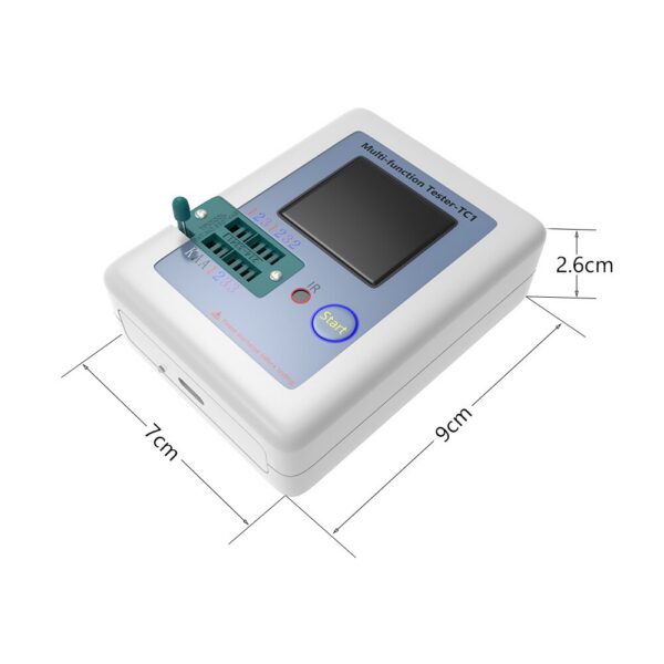 83d034d59e1b701b LCR TC1 1.8 Inch TFT LCD Display Multimeter Transistor Tester Diode Triode Capacitor Resistor Test Meter