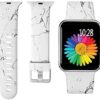 Laffav Compatible with Apple Watch Band 41mm 40mm 38mm iWatch Series 9 & Ultra 2 & SE & Ultra & Series 8/7/6/5/4/3/2/1 for Women Men, Colorful Jellyfish, M/L