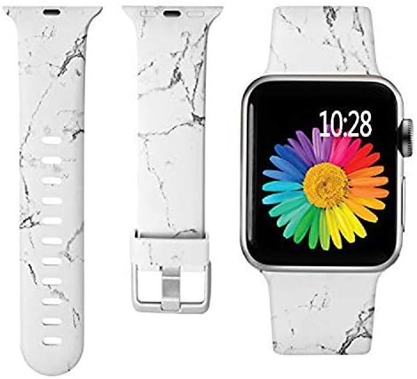 Laffav Compatible with Apple Watch Band 41mm 40mm 38mm iWatch Series 9 & Ultra 2 & SE & Ultra & Series 8/7/6/5/4/3/2/1 for Women Men, Colorful Jellyfish, M/L