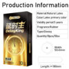 8419687e5c40f5fa OLO 10Pcs Oral Sex Condoms with Strawberry Taste Safe Sex Penis Sleeve Condom Intimate Goods Tongue Sex Lick Dick Toys for Adult