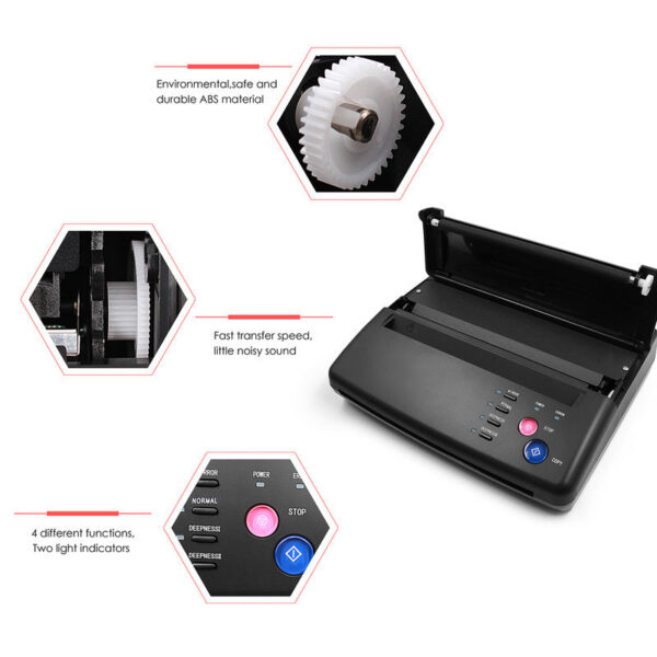 842be9302550bf8c hine Stencils Device Cer Printer Drawing Thermal Tools Tattoo Photos Transfer Paper Copy For beginner