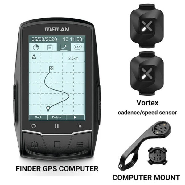 843188ffc66bb3ce MEILAN M1 Bike Computer GPS 2.6-inch Screen Cycg Wireless Speedometer Tracker Odometer Road MTB Bicycle Navigation ANT+