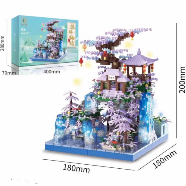 2436PCS Tree House Set Treehouse with Mini Building Block LED Creative Forest Birthday Gift for Adults