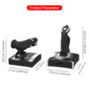 843f03320ce9bd67 PXN 2119 PRO Flight Simulator Gamepad Vibration Controller Joystick for PC/Desktop PS4 Flight Joystick Game Controller