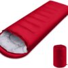 84498ac2204b6cd3 Sleeping Bag, Lightweight 3 Season Weather Sleep Bags for Kids Adults Girls Women, Microfiber Filled 5-20 Degree for Backpacking/Hiking/Camping/Mountaineering with Compression Sack