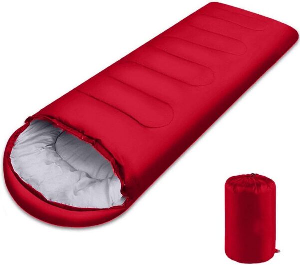 84498ac2204b6cd3 Sleeping Bag, Lightweight 3 Season Weather Sleep Bags for Kids Adults Girls Women, Microfiber Filled 5-20 Degree for Backpacking/Hiking/Camping/Mountaineering with Compression Sack
